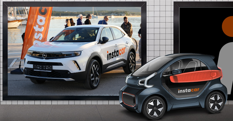 an instacar opel mokka at Volos port