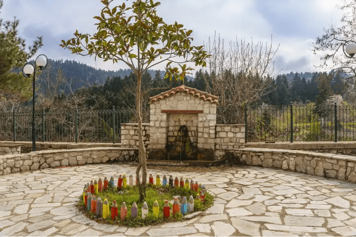 a water spring in Pavliani