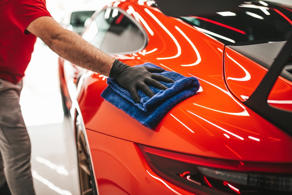 πλύσιμο αυτοκινήτου - στέγνωμα